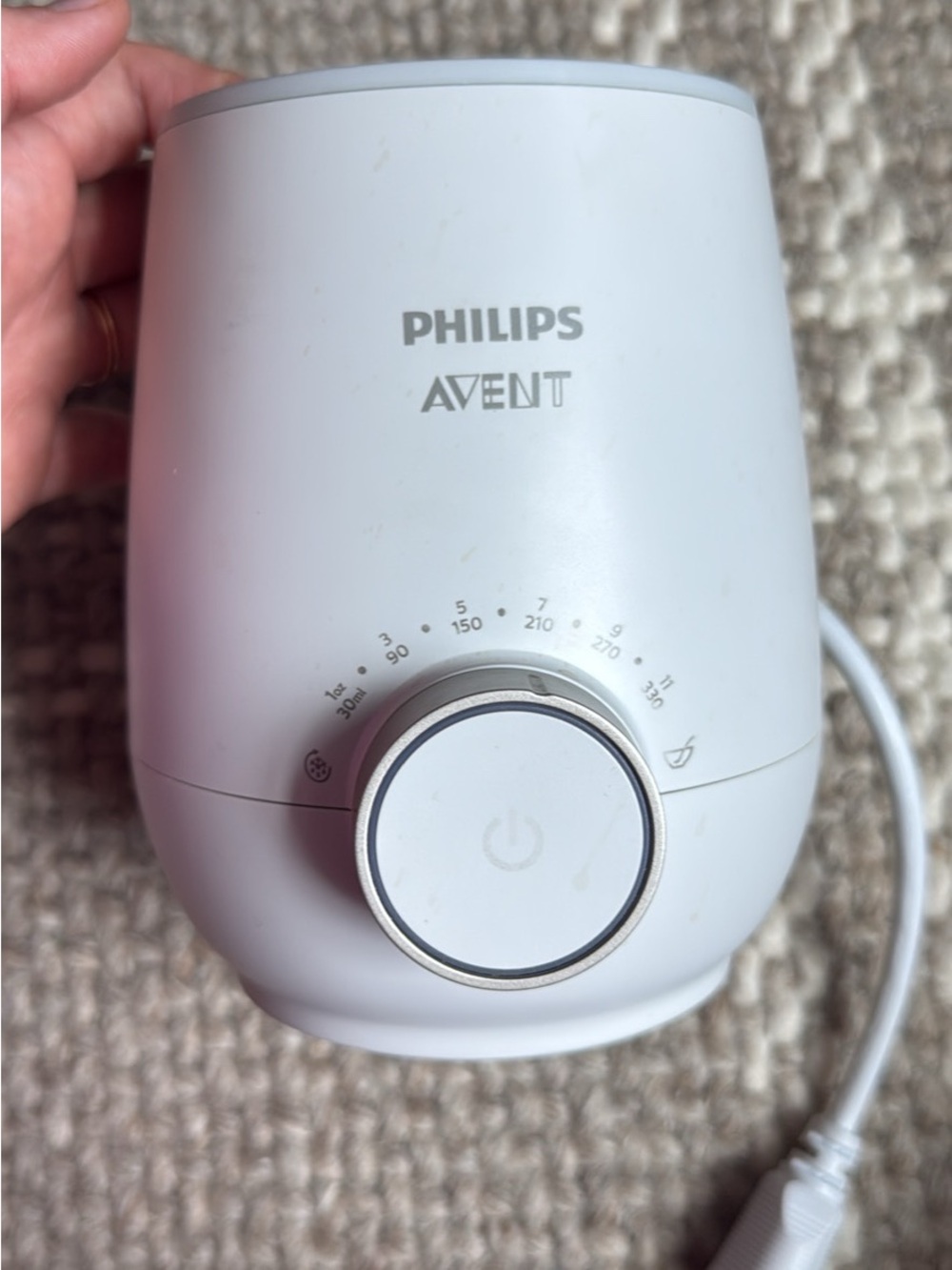 Philips Avent White Baby Bottle Warmer